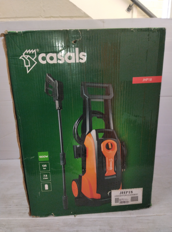 Casals High Pressure Washer With Attachments 135Bar 1800W &#34;JHP18&#34;