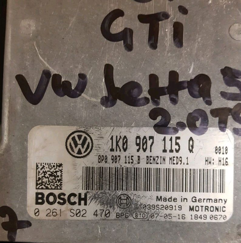 VW Golf 5 GTI 2.0 TSI Turbo BWE Engine CDE 2005-2008 Bosch ECU part# 1K0 907 115 Q