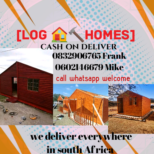 6x6mt log homes supply cash on deliver