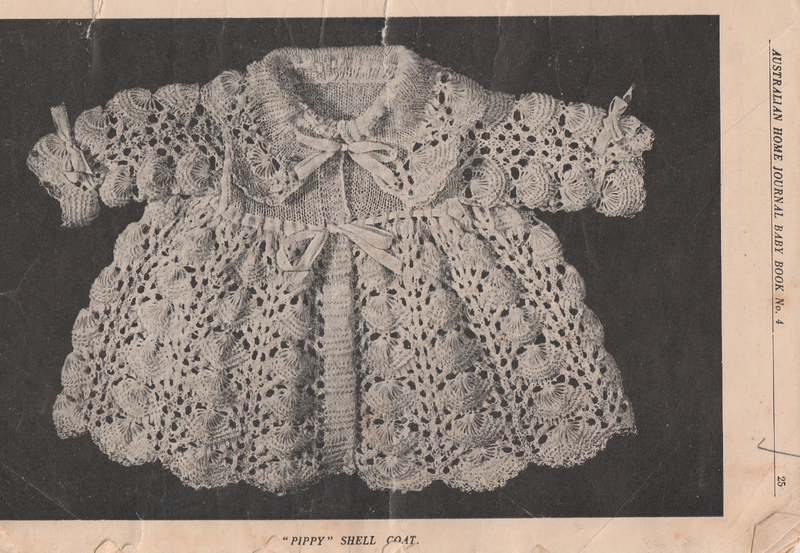 Vintage Baby Knitting Pattern Book - Australian Home Journal Book No 4 - Crafts