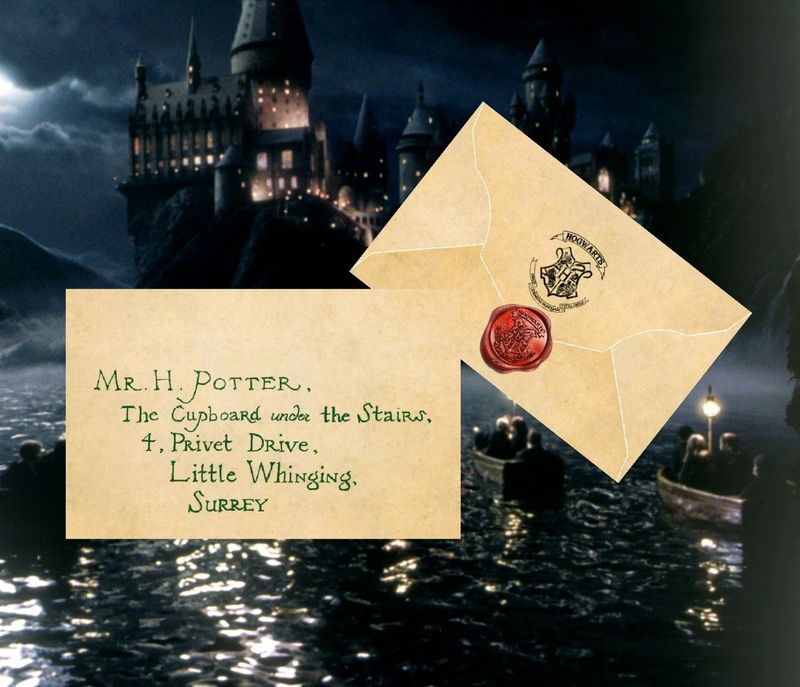 Acceptance to Hogwarts Letter, standard or personalised, Harry Potter ...