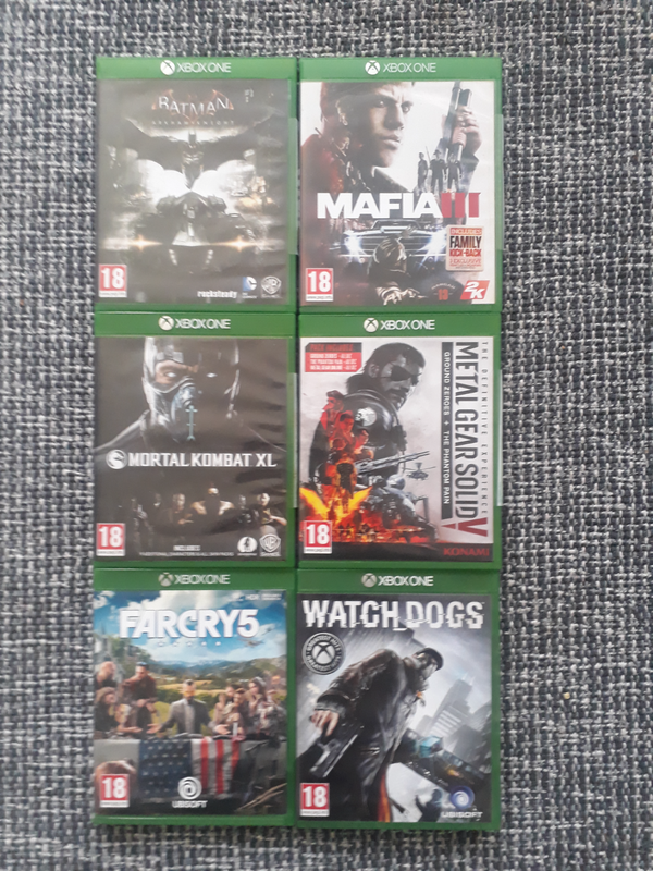 Xbox 1 game collection