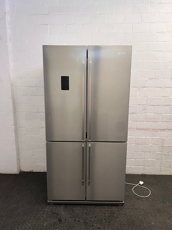 Silver Smeg Double Door Fridge Freezer  Bottom Right Compartment Cools But Not To Freezing &amp; Ra