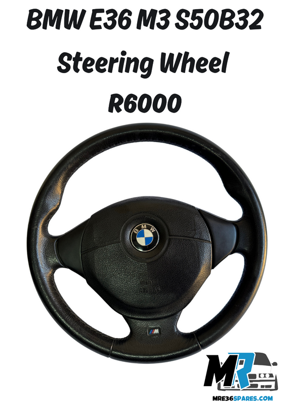 BMW E36 M3 Euro Spec Steering Wheel Oem