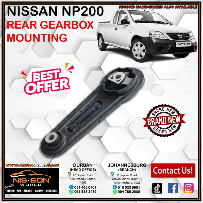 NISSAN NP200 REAR GEARBOX MOUNTING
