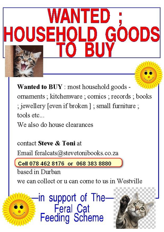 Wanted Household Goods to Buy