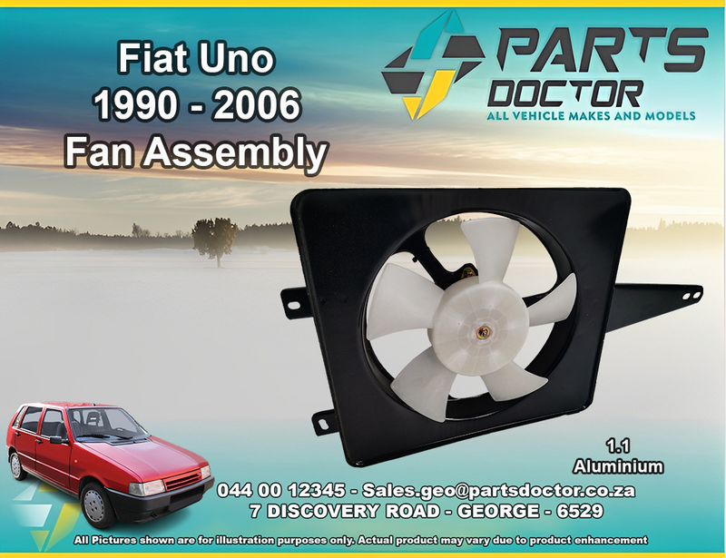 FIAT UNO 1990 - 2006 FAN ASSEMBLY