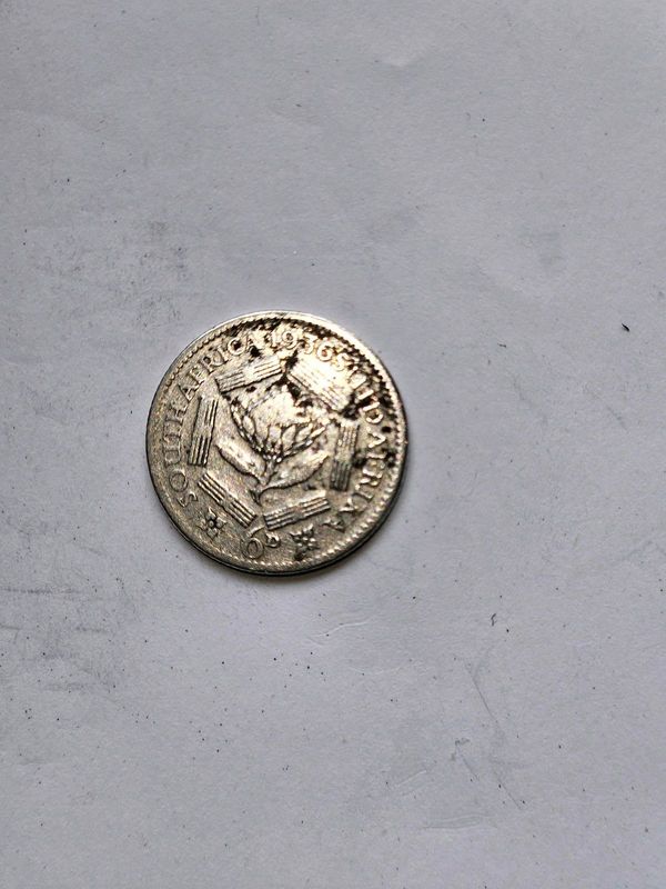 1936 Silver Sixpence coin for sale