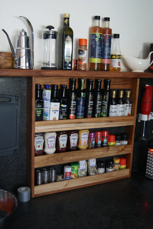 Hand crafted Spice Rack