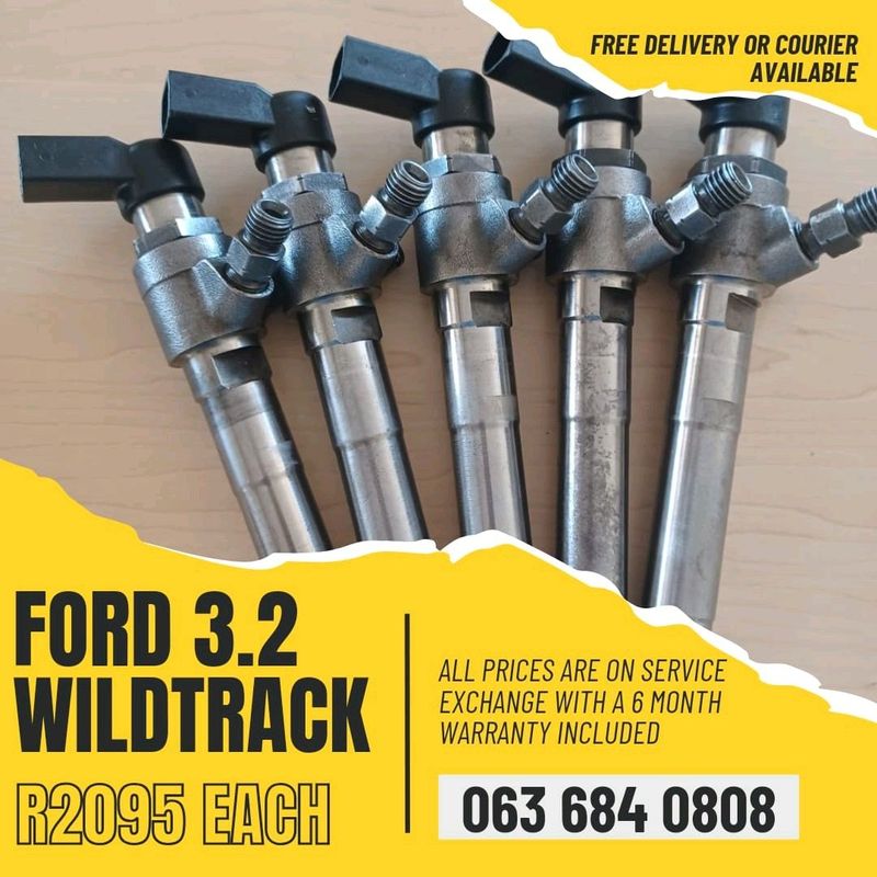 FORD 3.2 WILDTRACK DIESEL INJECTORS FOR SALE WITH WARRANTY