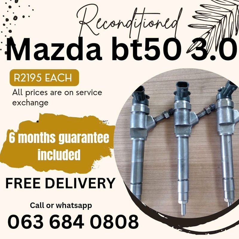 MAZDA BT50 3.0 DIESEL INJECTORS FOR SALE WITH