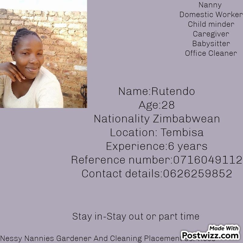 Looking for domestic  jobs