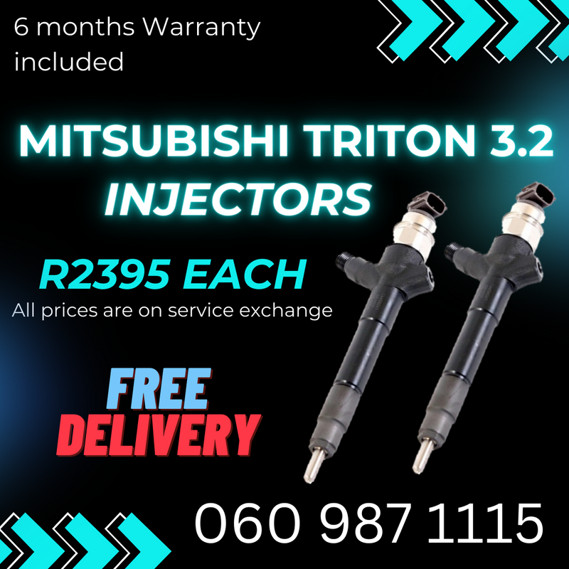 MITSUBISHI TRITON 3.2 DIESEL INJECTORS FOR SALE WITH WARRANTY