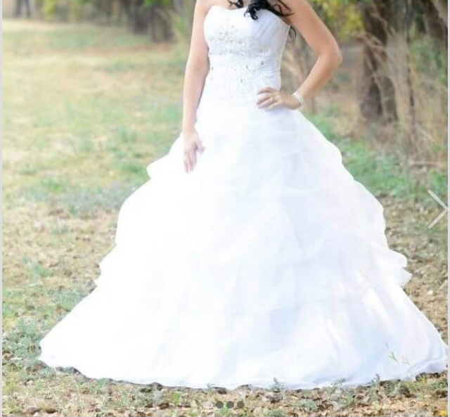 Eurobride Jewel Encrusted Princess Wedding Dress