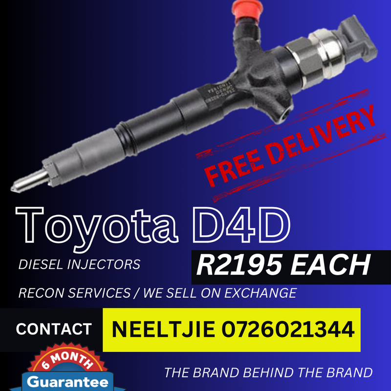 Toyota D4D diesel injectors for sale