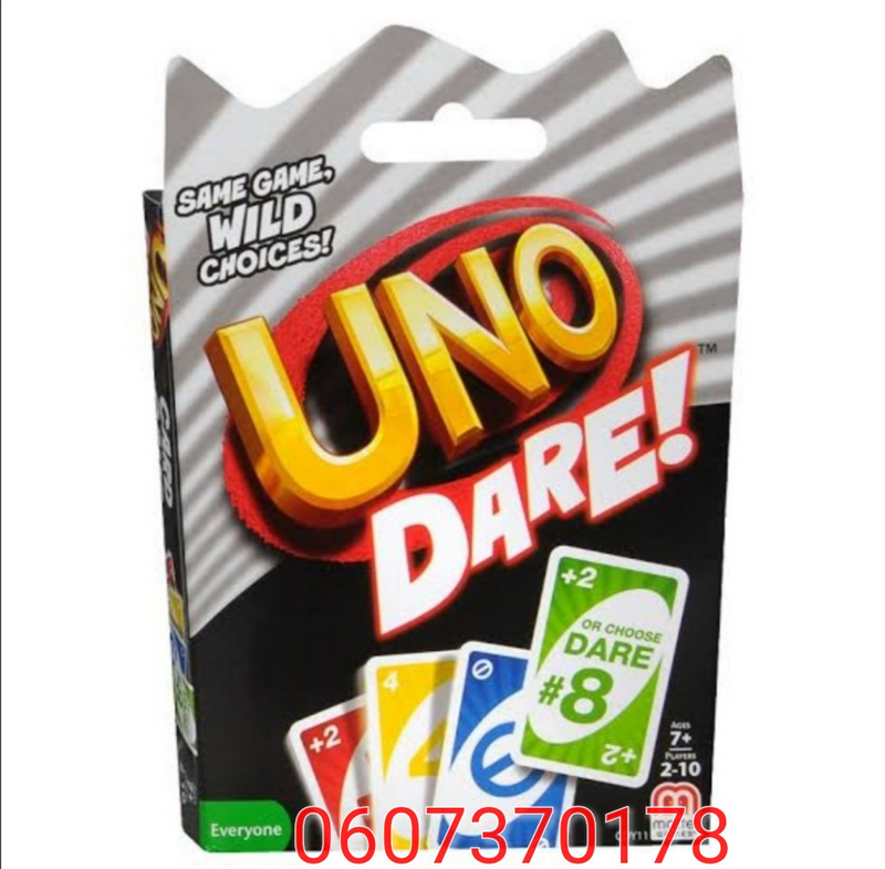 Uno Dare Card Game (Brand New)