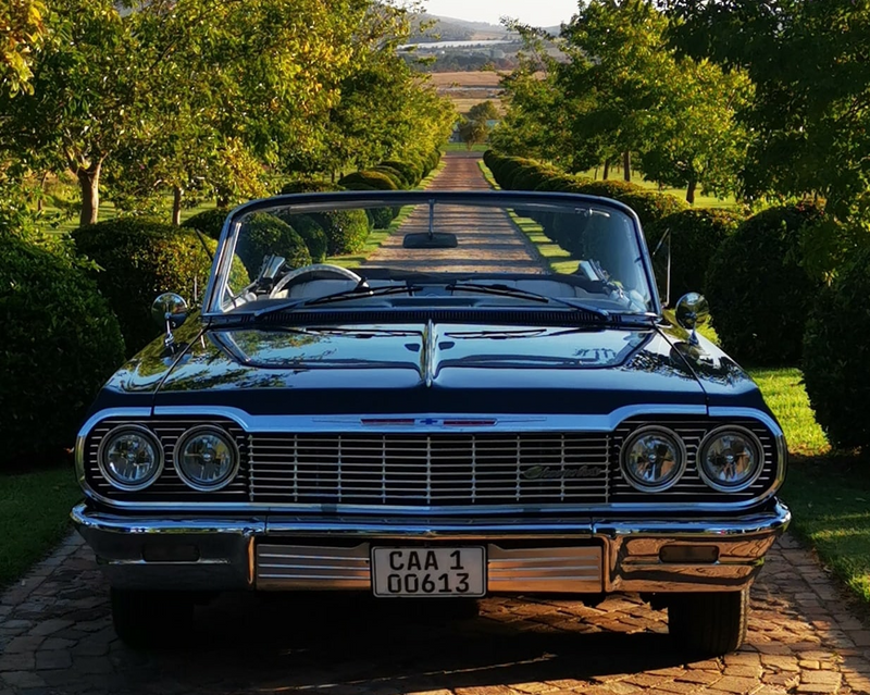 Chevrolet Impala V8 Convertible for Matric Ball and Wedding Hire