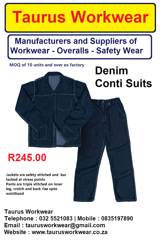 Denim Conti Suit Overalls