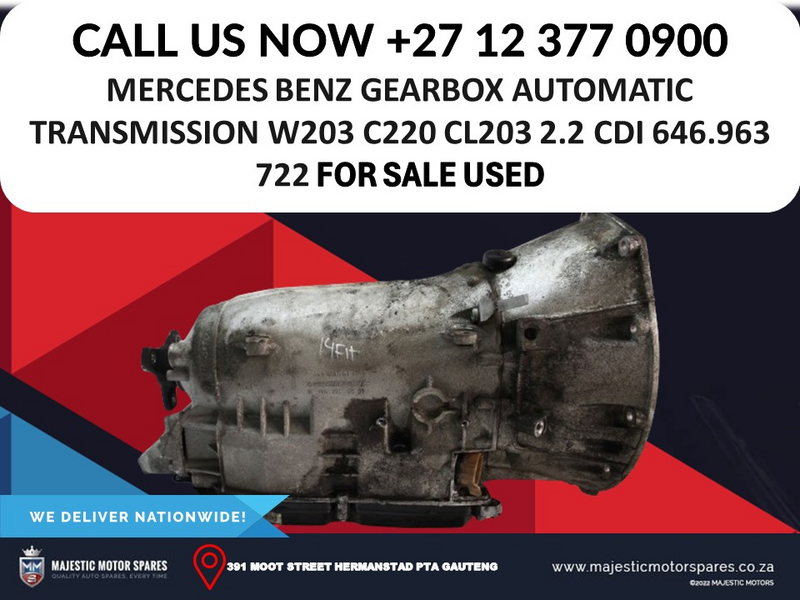 Mercedes Benz C220 W203 cdi automatic gearbox for sale used