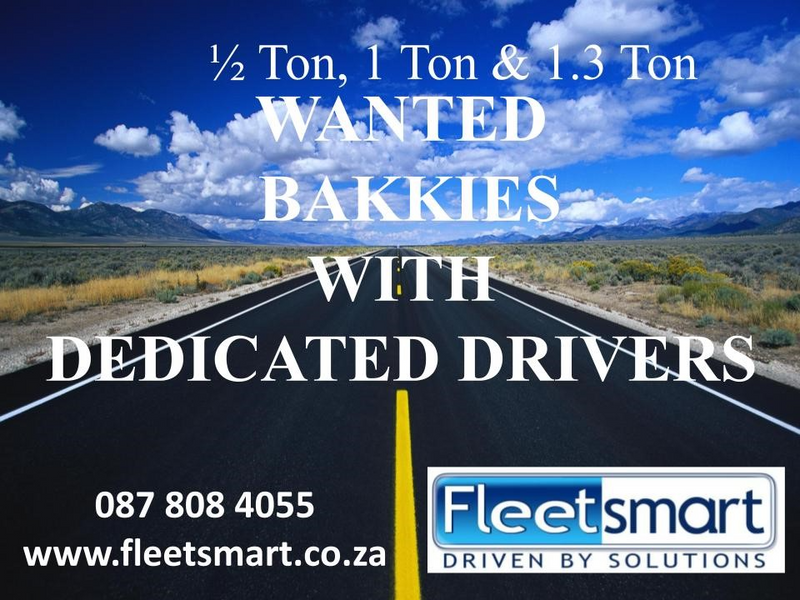 Owner Drivers with Bakkies Wanted