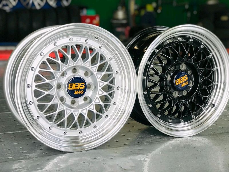 14&#34; BBS 4x100/114 Silver Mags With 6.5J ET28