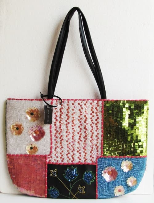 The Limited Handmade - Beaded Tote Handbag