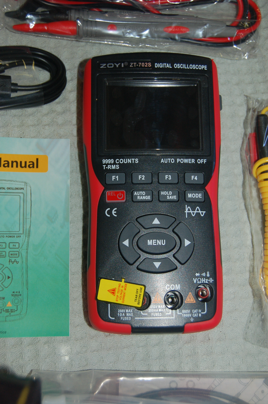 OSCILLOSCOPE NEW HANDHELD 2 FUNCTION SINGLE CHANNEL 10MHZ