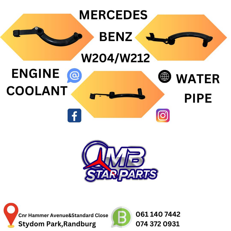 MERCEDES-BENZ ENGINE COOLANT WATER PIPE
