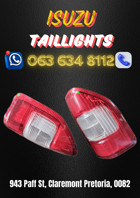 Isuzu taillights Contact me for the price 0636348112