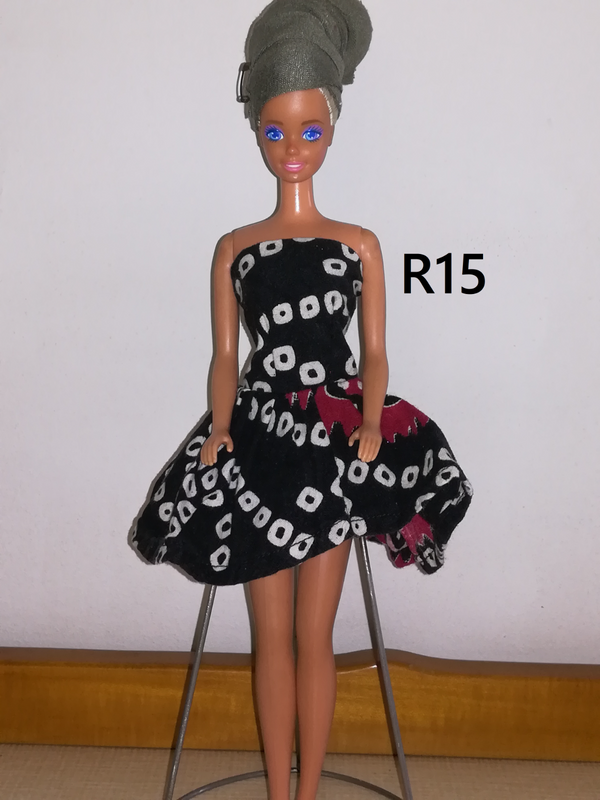 Barby Doll Exclusive Dresses R15 Each