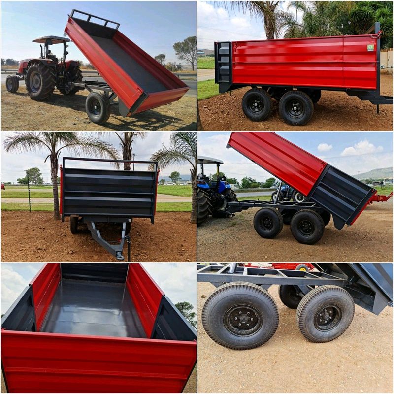 Single And Double Axle Tipper Trailers