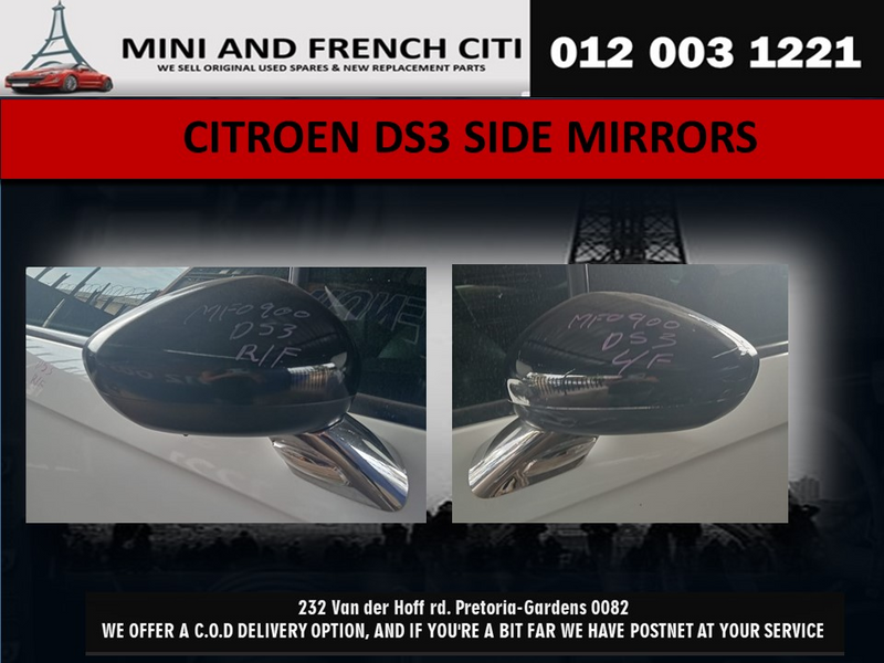 Citroen DS3 Side Mirrors