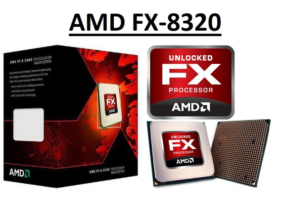 AMD FX 8320 Black Edition 8 Core, AM3&#43;, Clock 3.5 - 4.0 GHz
