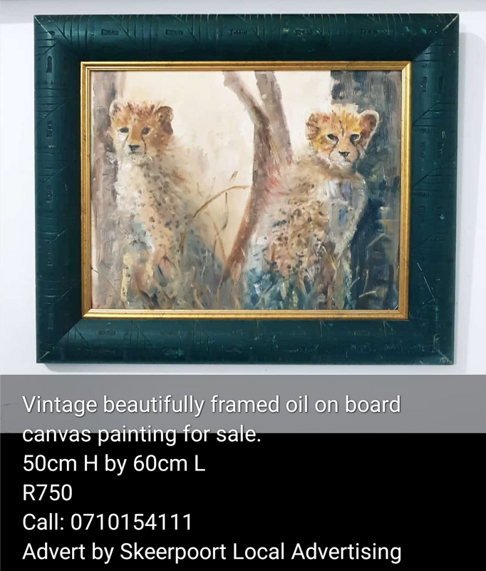 Vintage beautifully framed oil on board painting for sale