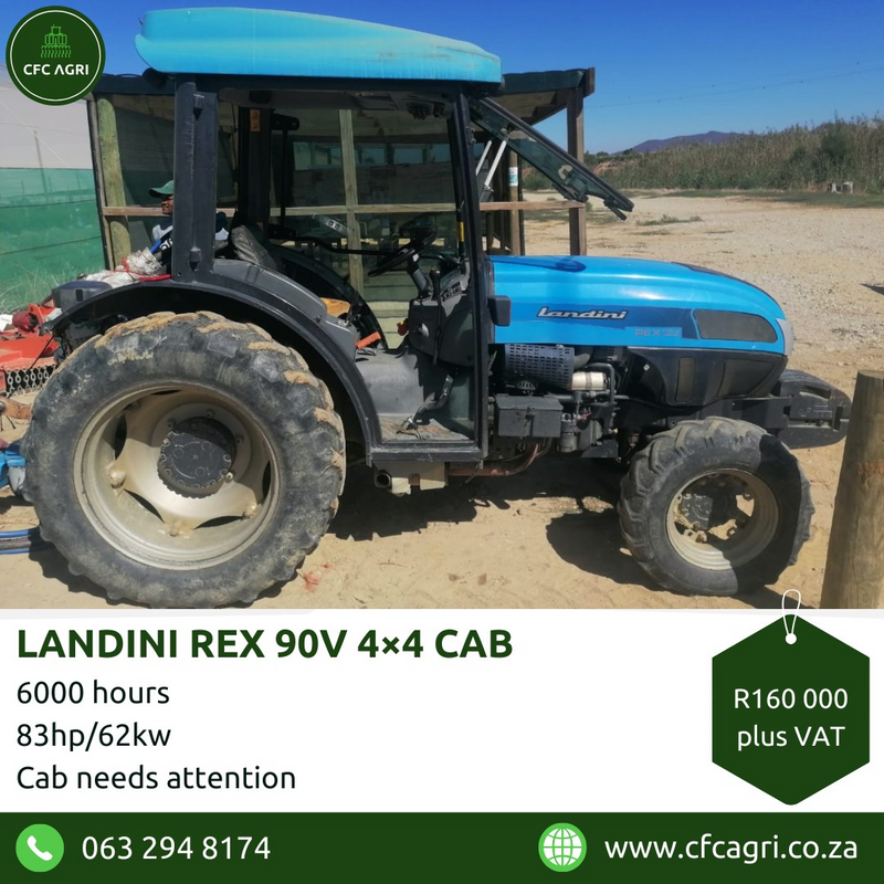 For Sale: Landini Rex 90V 4×4 Cab