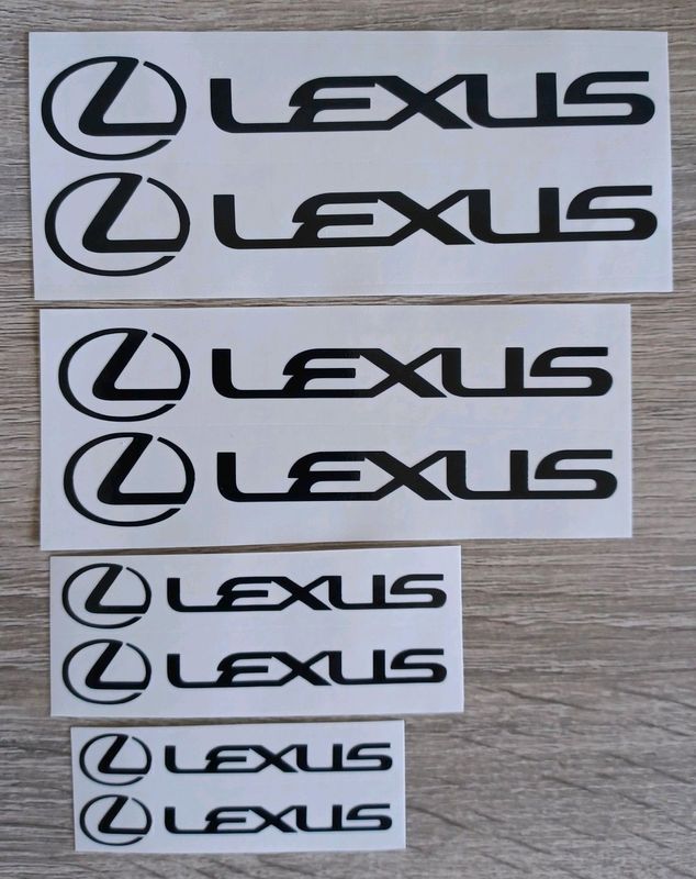 Lexus / F Sport brake caliper stickers decals