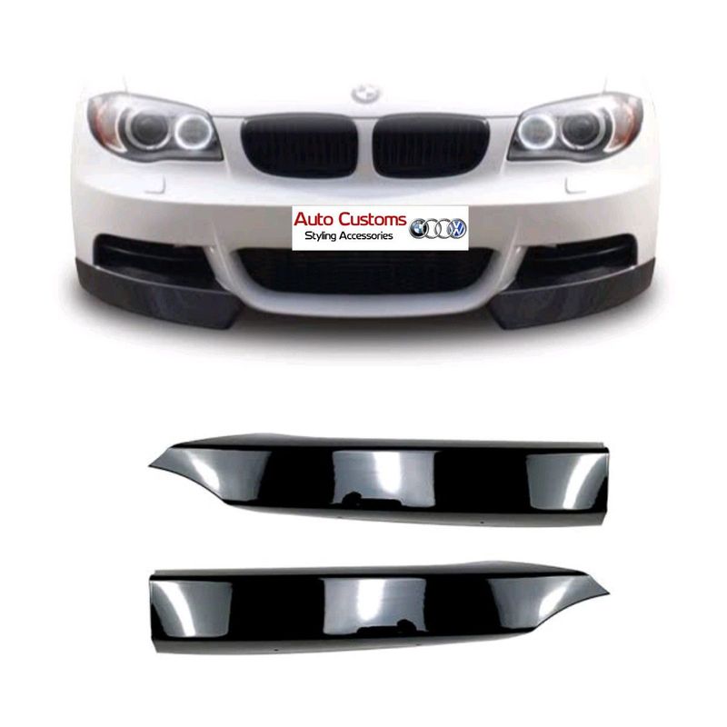 BMW E82 / E87 1 Series Front Bumper Splitters