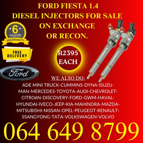 Ford Fiesta 1.4 diesel injectors for sale