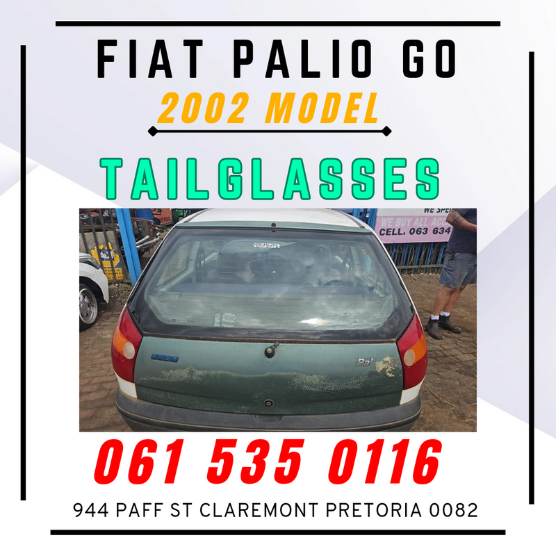 Fiat palio go 2002 model tailglasses for sale Contact me for the price 063 149 6230