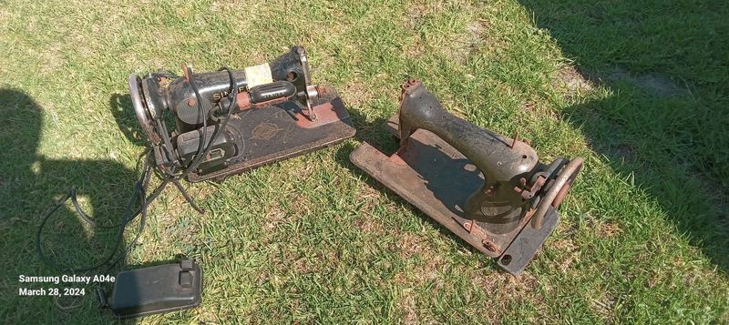 Antique sowing machine