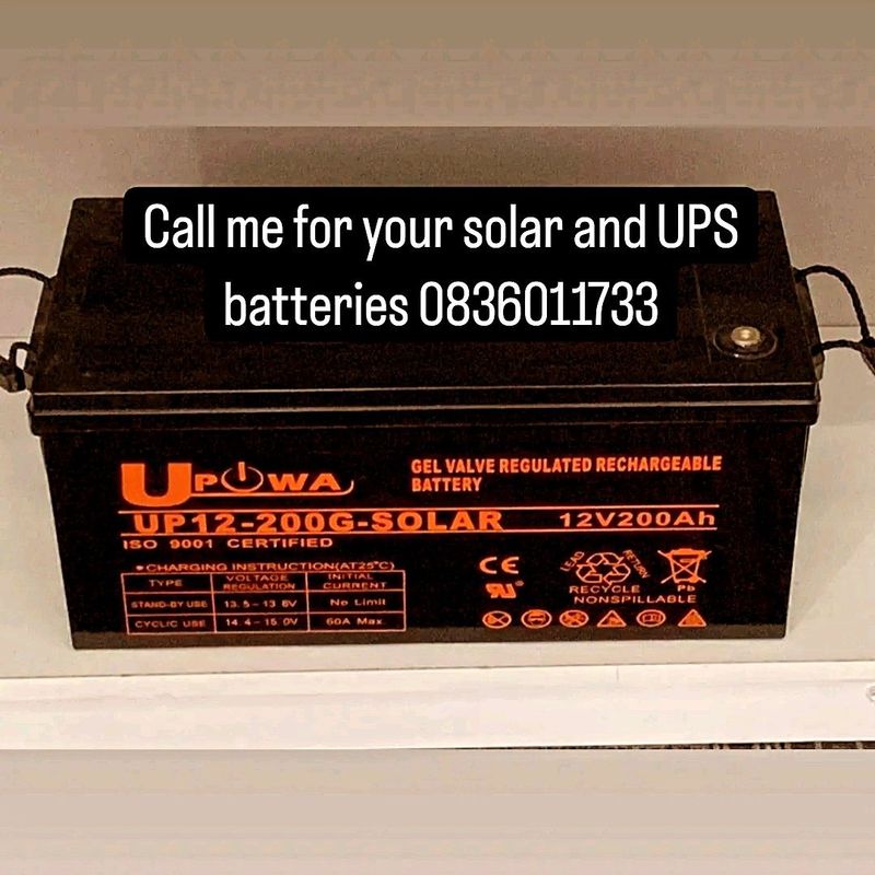 200ah solar gel battery