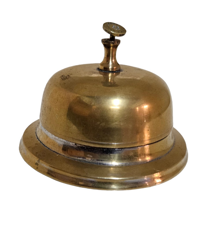 Vintage brass bell - hotel - reception - bell - table bell - decoration - bell - jingle - reception