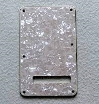 Vintage White Pearloid Guitar Tremolo Cavity Cover