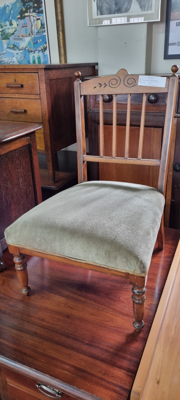 Edwardian Mahogany Nursing Chair