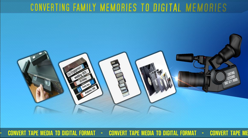 Convert VHS or Camcorder Tapes or DVD to Digital MP4 Movie Format- Slides Film to JPG