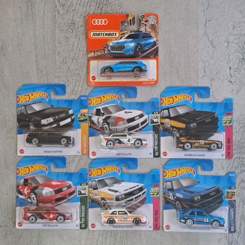 Audi model car collection for sale.