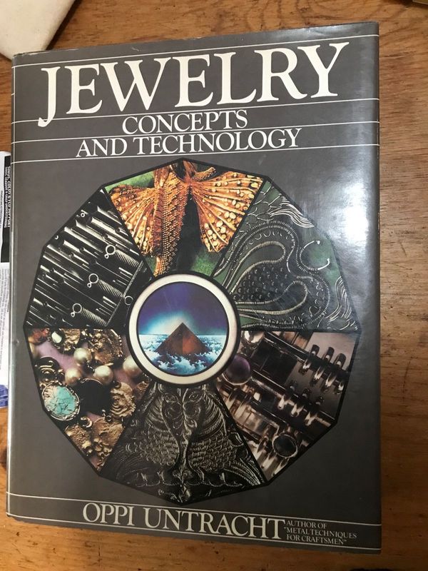 Hardcover book on jewelry