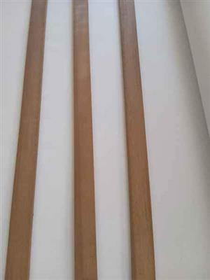 Hardwood baton cover strips could be (Meranti or mahogany) unused . I have 12 in total