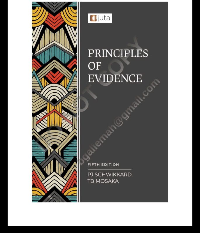 Principles of Evidence 5th edition