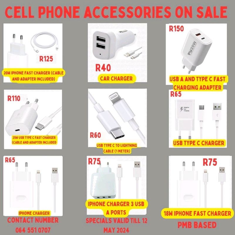 Cell phone accessories on sale